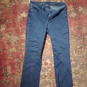 Talbot's Sz 6 Curvy Boot Cut Cut Off Stretch Jeans